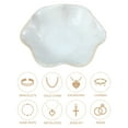 thumbnail image 5 of Gymnture Holibanna Ceramic Lotus Leaf Trinket Dish for Wedding Jewelry or Snacks, 5 of 10