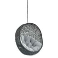 thumbnail image 2 of Modway Encase Swing Outdoor Patio Lounge Chair Without Stand in Black Gray, 2 of 7