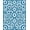 Blue, Pattern 3, variant on ODIKA 3x5 Machine Washable Non-Slip Area Rug, Vintage Botanical Damask Scrollwork Symmetrical Vine High Traffic Rug, Teal, 485282
