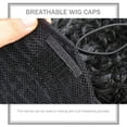 thumbnail image 3 of Kesenlong 1 Set Black Weaving Net Caps Elastic Drawstring Ponytail Hair Net Wig Making Tools, 3 of 11
