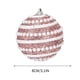 thumbnail image 2 of Adornos navideños de perlas retorcidas | Bolas y colgantes de espuma para árbol de Navidad | Juego de 12 decoraciones navideñas para el árbol de Navidad y artículos para fiestas., 2 of 2