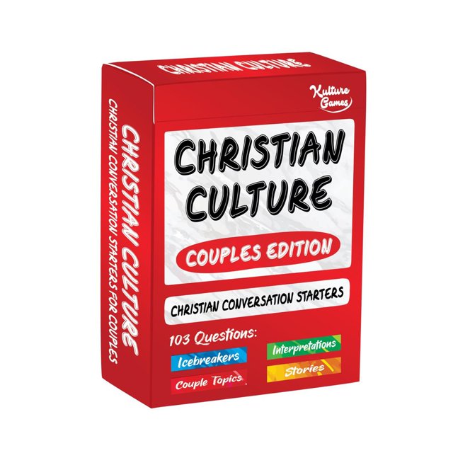 Culture Chrétienne (Édition Couples) - Initiateurs de Conversation pour Couples Chrétiens - Discussions Significatives Qui Rendnt les Couples Plus Proches les uns des Autres et de Dieu - Cartes Chrétiennes - Cadeaux Chrétiens