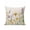 Beige, variant on Outdoor Pillows Waterproof, Yellow Spring Floral Bedding Throw Pillows with Insert for Couch Sofa Bed, Summer Flowers Botanical 16x16 Inch Pillowcases Decorative Camping Patio Pillow Set of 1