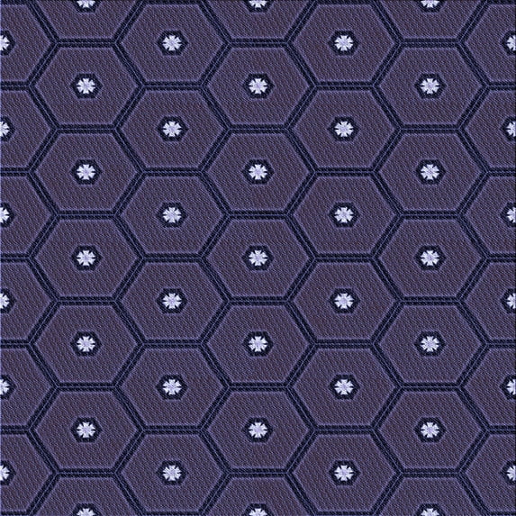 Ahgly Company Machine Washable Indoor Square Transitional Deep Periwinkle Purple Area Rugs, 4' Square