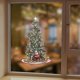 thumbnail image 4 of Pegatina de pared con árboles de Navidad, pegatina para ventana, adornos de cristal de PVC, 4 of 5