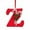 Z, variant on Zawou 26 Letters Personalized Acrylic Christmas Tree Ornaments, DIY Monogram Hanging Pendant for Kids and Family
