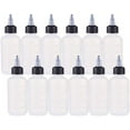 thumbnail image 6 of 12Pack 4 Ounce Plastic Squeeze Dispensing Bottles with Black Twist Cap Open/Close Nozzle, 6 of 9