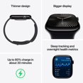 thumbnail image 3 of Restored Apple Watch Series 10 (GPS + Cellular) Smartwatch Aluminum Case with Black Sport Band Open Box, 3 of 6