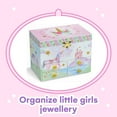 thumbnail image 3 of Jewelkeeper Musical Jewelry Box for girls with 4 Pullout Drawer - Party Unicorn Jewelry box, Beautiful Dreamer Tune & unicorn doll, great Unicorn gifts for Girls & jewelry storage box, 3 of 7