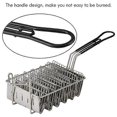 thumbnail image 4 of Taco Fry Basket, Taco Shell Fryer, Holds 6 Shells Fryer Taco Holder Basket with Grip Handle silver, 4 of 5
