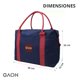 thumbnail image 3 of Bolsa De Mano Para Viaje Playa Deportiva Maleta De Lona Gaon Azul Gaon BolsoPlayaLona, 3 of 10