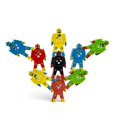 thumbnail image 3 of Robots apilables Schylling de madera, 9 unidades, niños a partir de 3 años, 3 of 7