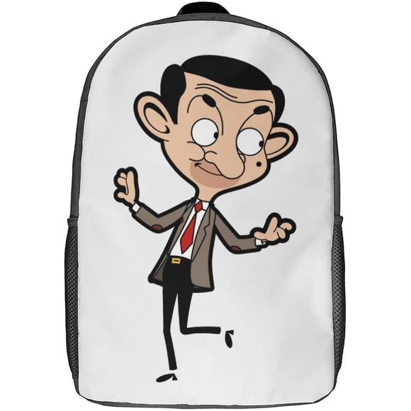 Mr Bean Bookbags 3D Printed Anime Characters School Backpacks Boys Girls Personalized Rucksack School Bag Primary Student Kids Bookbag