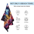 thumbnail image 2 of Independence Day Of The United States Flag Beach Towel Microfiber Beach Towels Sand Free Quick Dry Lightweight Travel Towels, 2 of 7