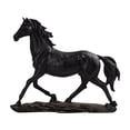 thumbnail image 1 of Estatua de caballo, adorno, escultura decorativa, figura de caballo coleccionable, decoración del hogar para paisaje, oficina, sala de estudio,, 1 of 9