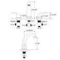 thumbnail image 4 of Sumerain S2142NS Brushed Nickel Tub Faucet 2 Handle,Deck Mount 3 Hole Bathtub Faucet Brass Roman Tub Faucet,High Flow, 4 of 7