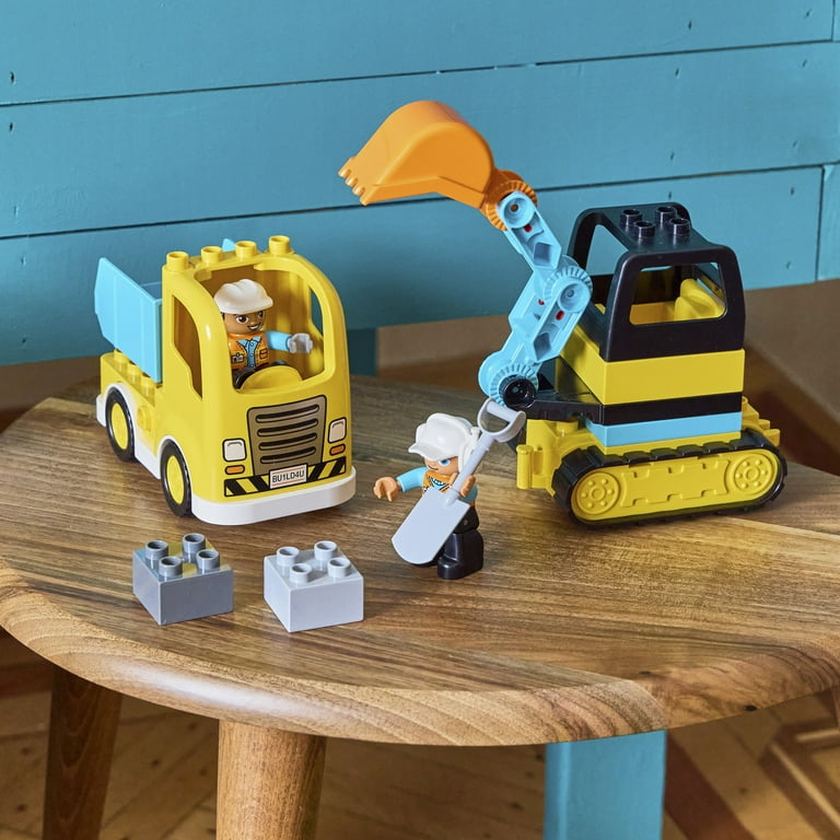 Free Shipping! LEGO Truck and Tracked Excavator Construction