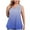 Blue, variant on USSUMA Summer Tops for Women 2025 Womens Tank Tops Sleeveless V Neck Loose Plus Size Tops for Women Printed Gradient Leisure Blouse Lightweight Blouse Outdoor Sky Blue Summer Saving Tank Top Xl