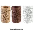 thumbnail image 2 of UPOUART 1 Roll Wrapping Wire Binding Rope Iron Wire Coffee for Adults Crafts Use Natural Style, 2 of 7