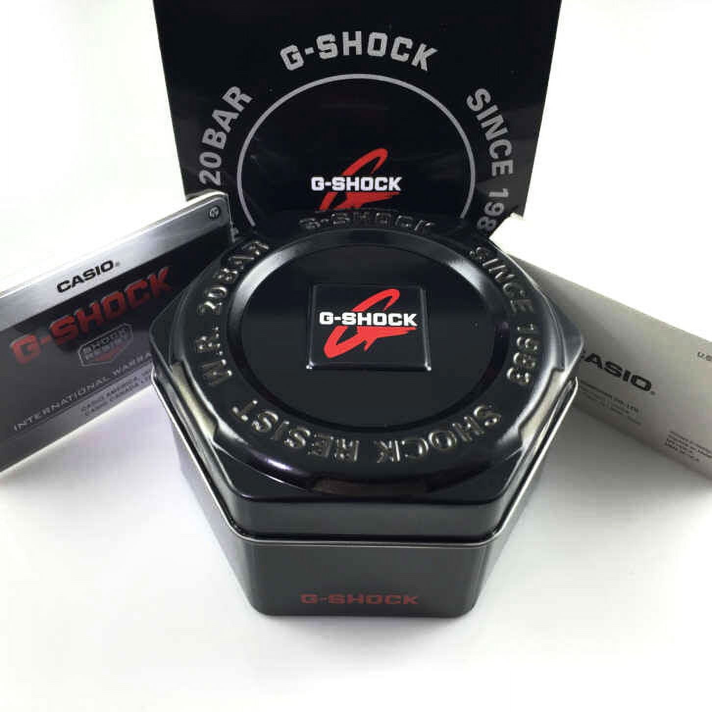 Free Shipping Casio Men s G Shock Black Dial Watch GA 100BW 1A Walmart