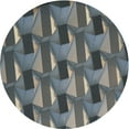 thumbnail image 1 of Ahgly Company Indoor Round Patterned Gunmetal Gray Novelty Area Rugs, 4' Round, 1 of 6