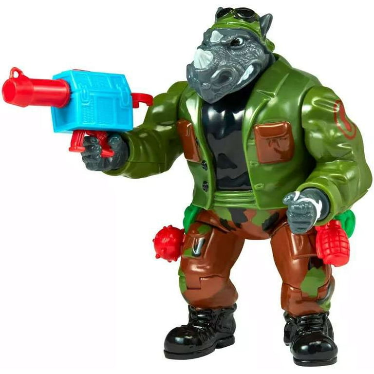 タートルズ Mutatin' Rocksteady フィギュア Playmates Collectible Rocksteady Action Figure - Walmart.com
