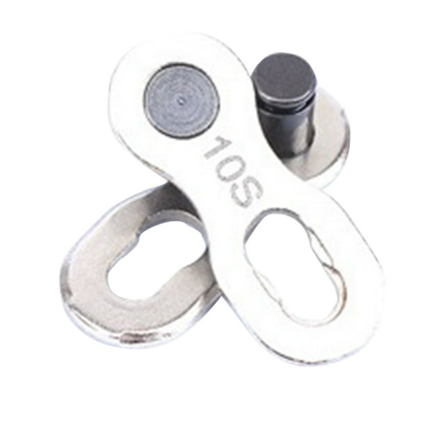 EeaseCA 1 Pair Buckle Chain 10 Quick Link Bike Chain for Bike Silver