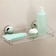 thumbnail image 3 of Easy Install Suction Cup Bathroom Shelf Made of ABS and Stainless Steel, 3 of 9