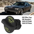 thumbnail image 3 of Oil Fuel Tank Cap, Oil Filler Cap Black Decorative Rustproof Anti Scratch  for, 3 of 7