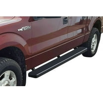 2009-2014 Ford F-150 SuperCrew Cab Black Finish 5 Inch Door to Door Side Bar Side Step Running Board