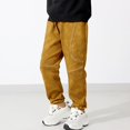 thumbnail image 2 of ZACPNCV Cargo Sweatpants for Boys Kids Cotton Elastic Waist Joggers Running Sweat Pants with Toddler Pant Khaki 8-9 Years, 2 of 5
