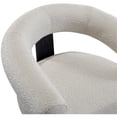 thumbnail image 6 of Meridian Furniture Winston Cream Boucle Fabric Accent Chair, 6 of 40