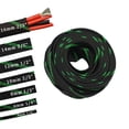 thumbnail image 2 of Funda para cable de alambre con funda expandible PET de 30 pies (1/4 "" verde y negro), 2 of 4