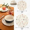 thumbnail image 3 of Panda 2 Pack Pot Holders Trivets, Heat Resistant Hot Pads for Kitchen Table Decoration Trivets for Hot Dishes/Pot/Bowl/Teapot/Hot Pot Holders, 7" + 9.45", 3 of 7
