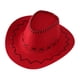 thumbnail image 5 of Sombrero vaquero del oeste, sombrero infantil, sombrero vaquero, sombrero de disfraz, transpirable con Rojo, 5 of 9