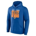 thumbnail image 2 of Men's Blue New York Knicks Pick & Roll Coverage Pullover Hoodie, 2 of 3
