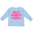 thumbnail image 3 of Inktastic Great Grandpa's Girl Granddaughter Gift Girls Long Sleeve Toddler T-Shirt, 3 of 5