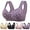 Purple, variant on Daisy Bras for Women, 2025 New Daisy Bra for Seniors Front Closure No Underwire Wireless Snap Closing Bra