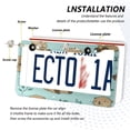 thumbnail image 3 of Aluminum License Plate Frame 2 Pack Car Exterior Accessory Car Tag Holder for Front Rear Plates Cars Decor Cute Otter Pattern, 3 of 7