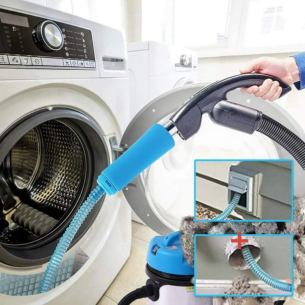 Dryer Vent Cleaning Kit Vacuum Hose Attachment Brush Lint Remover Vacuum Hose Cleaning Kit