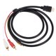 thumbnail image 2 of EeaseMX Cable adaptador de vídeo Cable de conexión de vídeo a RCA Cable de conversión RCA Suministro, 2 of 7