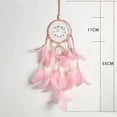 thumbnail image 3 of DIY Dream Catcher Making Kit, Macrame Dream Catcher Craft Supplies for Kids Bedroom Wall Decor Nursery Baby Room Hanging Wedding Ornaments Party Handmade Gift (Pink), 3 of 4