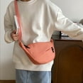 thumbnail image 6 of Simple Versatile Crossbody Bag, Lightweight Shoulder Bag, Nylon Travel Bag, Daily Casual Organizer, Large Compartment, Adjustable Strap, Portable Work and Outdoor Bag, 6 of 6