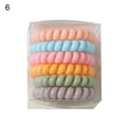 thumbnail image 2 of AURORA TRADE 6PCS Spiral Hair Ties, Coil Hair Ties, Phone Cord Hair Ties, Ponytail Hair Coils No Crease, 2 of 5
