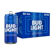 Bud Light American Lager Beer 24 Pack 10 fl oz Aluminum Cans 4.2% ABV