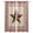 Red, variant on Western Texas Star Retro Kitchen Curtains Rustic Vintage Farm Red Beige Plaid Cafe Short Curtains for Bathroom Blackout Window Curtain Small Window Treatment Drapes for Bedroom 27.5"x39"x2