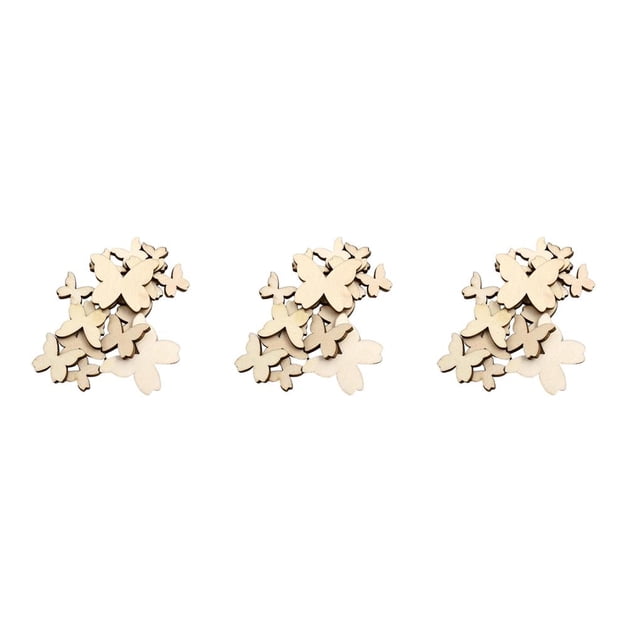 ZLight DIY Wood Slices Handicraft Make Accessory Home Pendant Prop Craft Chips Type 1 3Set