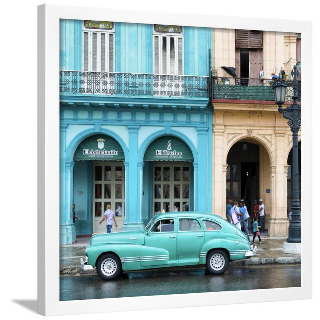 Cuba Fuerte Collection Sq Colorful Architecture And Turquoise Cuba Fuerte Collection Sq Colorful Architecture And Turquoise Classic Car Framed Print Wall Art By Philippe Hugonnard Com