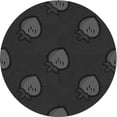thumbnail image 1 of Ahgly Company Machine Washable Indoor Round Transitional Midnight Gray Area Rugs, 4' Round, 1 of 7