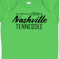 thumbnail image 4 of Inktastic From Nashville, Tennessee- State Capital Distressed Text Boys or Girls Baby Bodysuit, 4 of 5